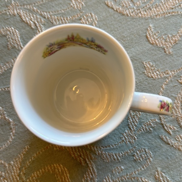 Allyn Nelson Fine Bone China Cottage and Floral Tea Cup - Picture 2 of 5